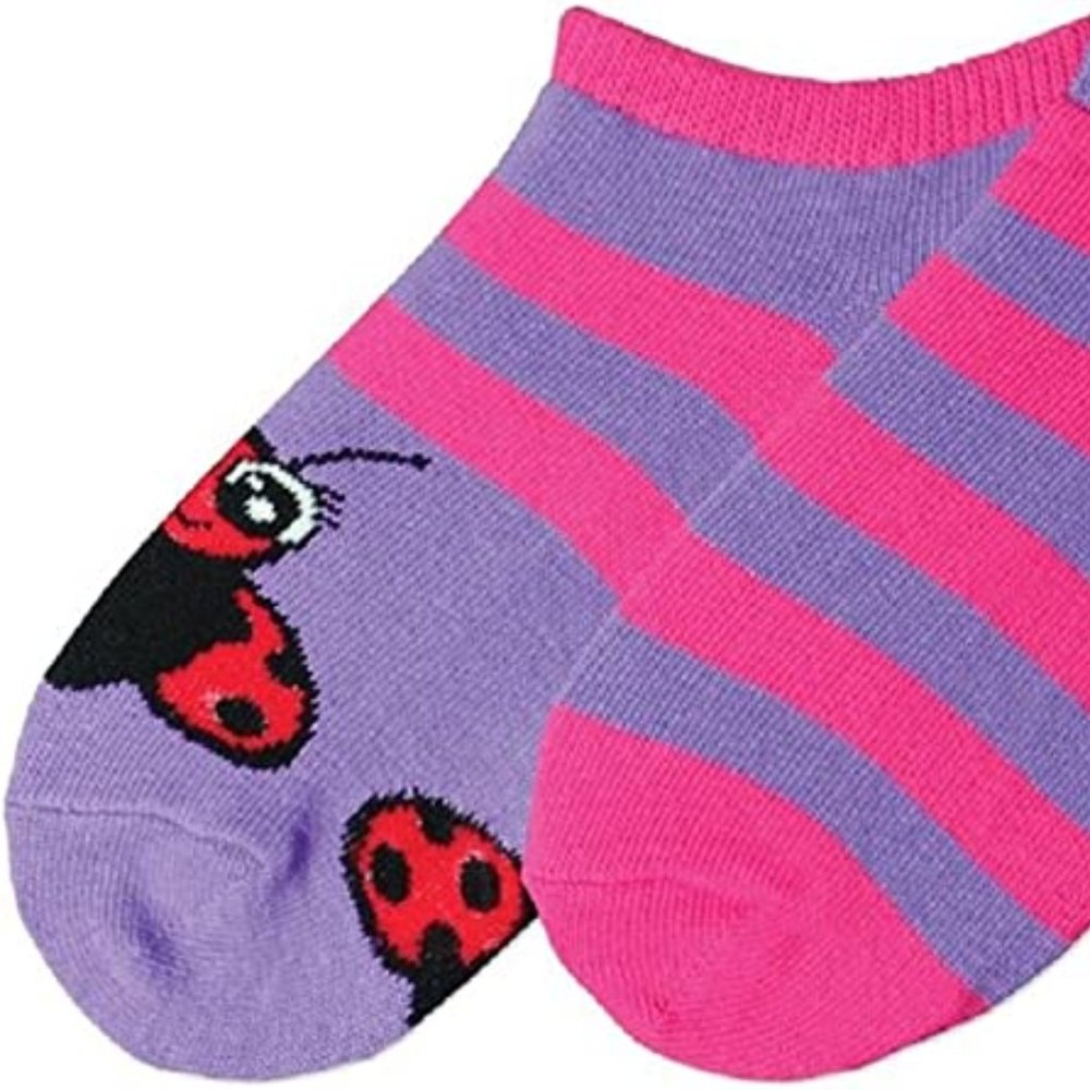 K Bell KIDS Lady Bug Socks - 2 pair per pack (NWT)